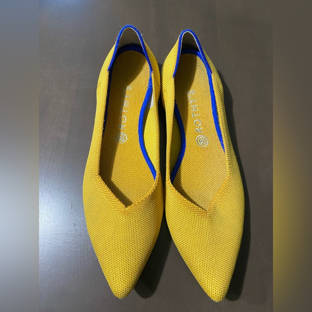 Rothy’s The Point Marigold Flats size W12